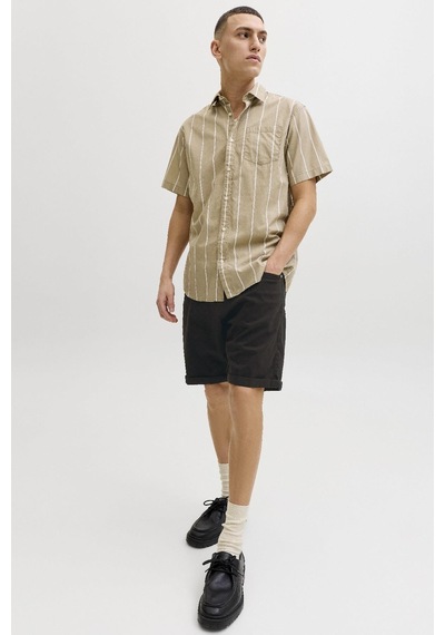 Jack & Jones Jpstrıck Dylan Original Erkek Şort Regular Fit Yazlık Şort Siyah