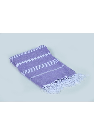 Sultan Peştemal Mor %100 Pamuk 90x180 Cekme Yapmaz Banyo-Plaj Havlusu