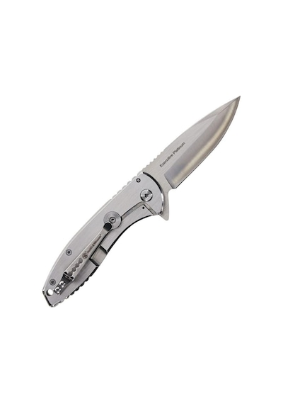 Smith Wesson Executıve Platınum Satin Drop Point Kamp Çakı 1205009 Gümüş