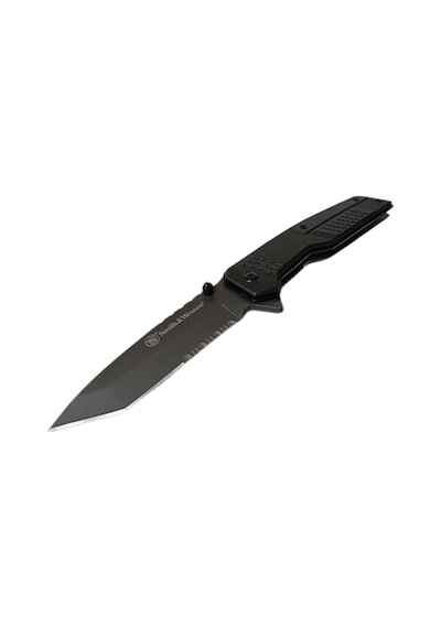 Smith & Wesson Special Ops Linerlock A/o Black Cf Katlanır Cep Kamp Çakısı Siyah