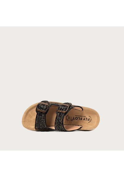 6303-black Terlik Kadın 77 249 Yc Fly Flot Cloth Siyah