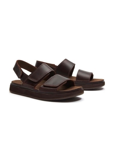 Timberland Casco Cove Backstrap Sandal-14372 Dark Brown Full Graın