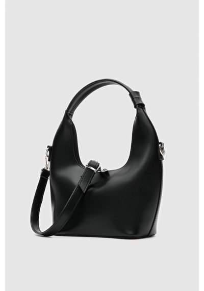 Shule Bags Docpe Bucket Çapraz Çanta Siyah Siyah