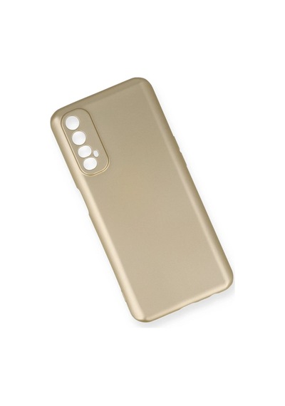 Mmb-trade Realme 7 Kılıf First Silikon - Gold Mmbz