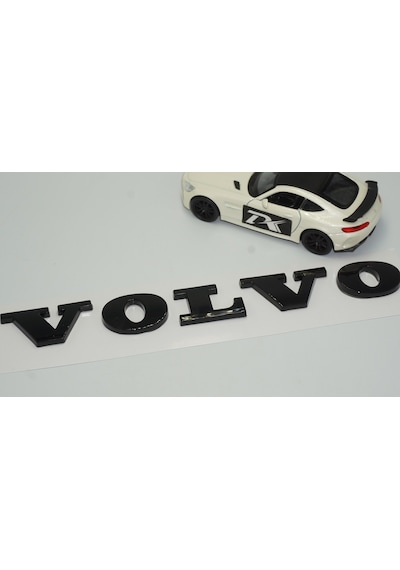 Dk Volvo Bagaj Kapağı Siyah 3m 3d Yazı Logo Amblem