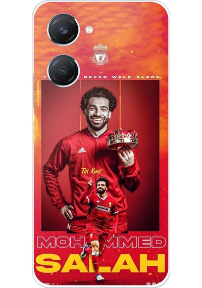 Vivo Y18 Uyumlu Salah King Kral Tasarımlı Baskılı Silikon Kılıf Renkli