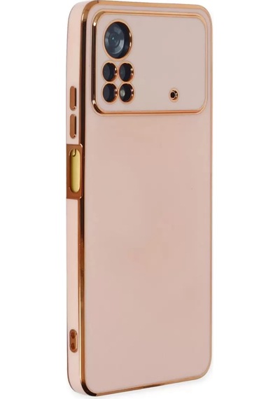 Newface Xiaomi Poco X4 Pro 5g Kılıf Volet Silikon - Pembe