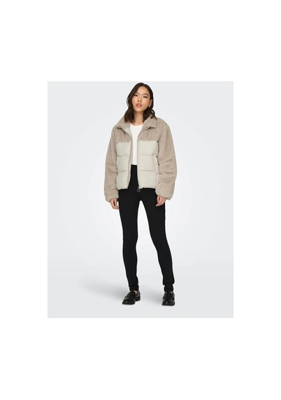 Only Wanja Kadın Bej Polar Ceket 15292945-mbm Moonbeam