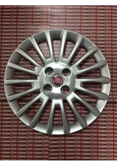 Koto Fiat Linea Jant Kapağı Gri 15 Inc Esnek Kırılmaz Jant Kapak