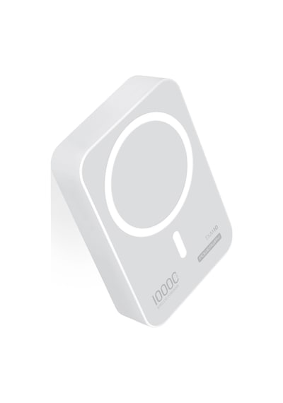 15w Apple Uyumlu iPhone X İle Magsafe Destekli Beyaz Powerbank- Stand 10000mah Txm10 BEYAZ