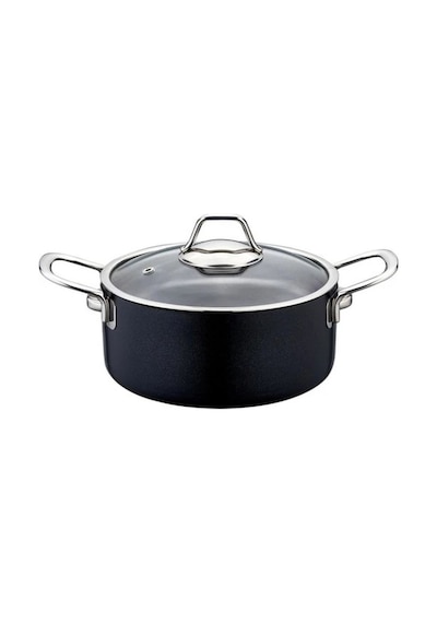 Zest Gusto Granit 24cm Derin Tencere siyah