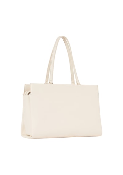 Tommy Hilfiger Th Legacy Kadın Açık Bej Tote Çanta-15655