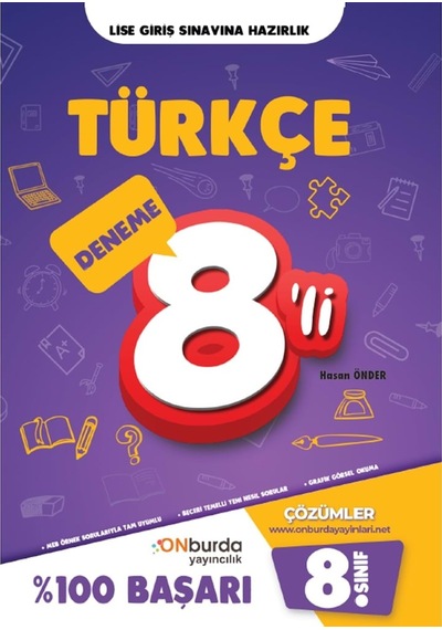 Onburda 8.Sınıf Türkçe Yeni Nesil Branş Denemeleri
