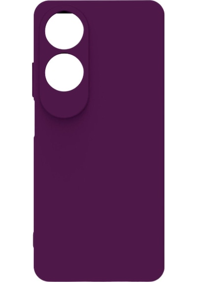 Oppo A60 Kılıf Kamera Korumalı Silikon Rubber Arka Kapak Mor