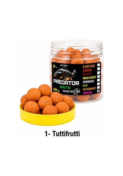 Predator Baits Kancalık Boili 300 Gr 20 Mm 1-tuttifrutti
