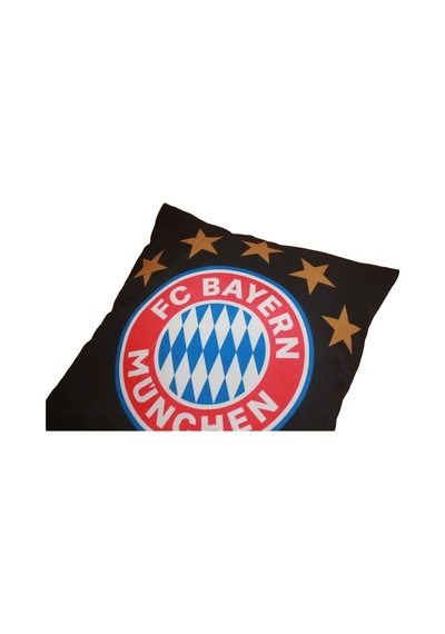 FC Bayern Münih 5. Yıldız Dekoratif Yastık 40x40 Taraftar Kırlent Yumuşak