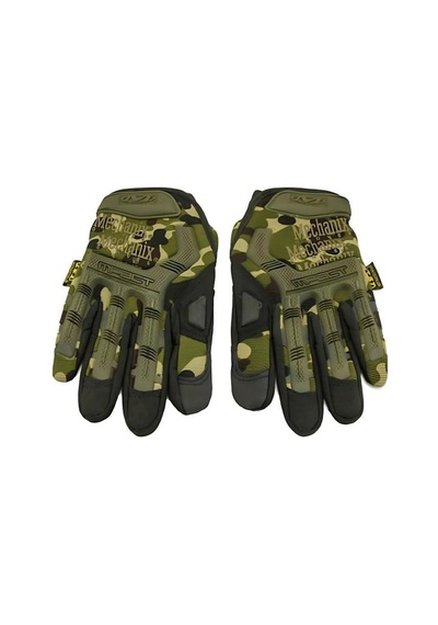 Single Sword Mechanix Tam Parmak Koruyucu , Darbe Emici İş Eldiveni, Touch Uyumlu Özellikli Motorcu&spor Eldiveni, Unisex Koruyucu Eldiven