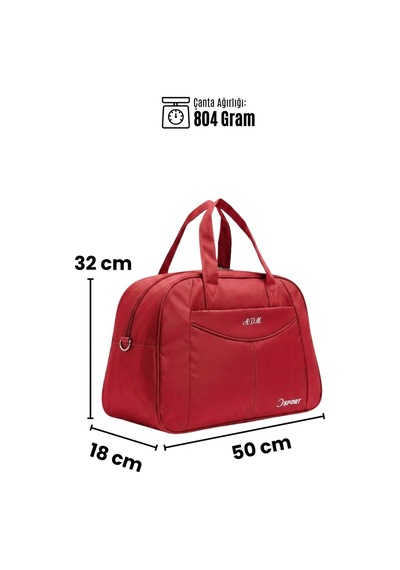 Vıatox Adm 01 Orta Boy Unisex Seyahat&spor El Valizi Kırmızı
