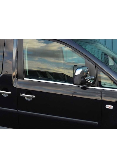 Vw Caddy Krom Cam Çıtası 4 Parça 2003-2014 Arası