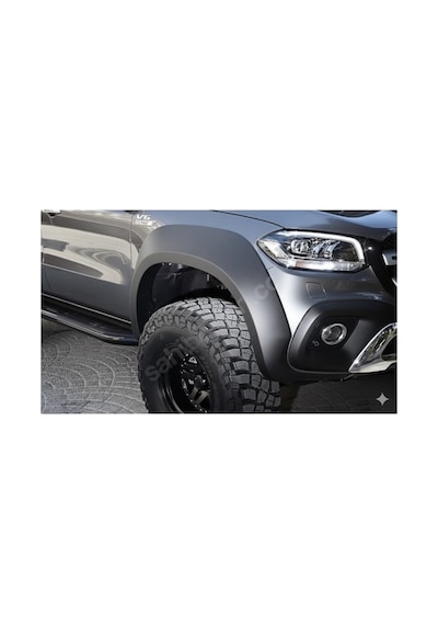 2017 Ve Üzeri Mercedes X Class Jumbo Çamurluk Kaplama Kabartma Koruma Seti Çi Ft Depo