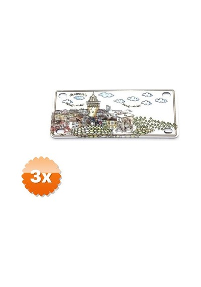 3 Adet İstanbul Temalı Magnet Alk2235