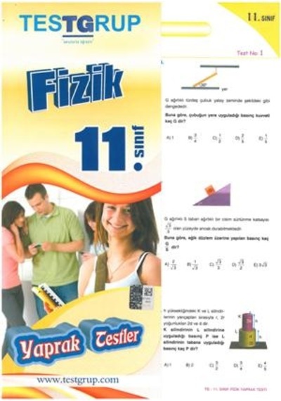 11.Sınıf Fizik Yaprak Test Testgrup