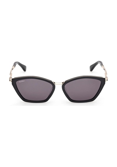 Maxmara Mm0162s 01a 54 Kadın Güneş Gözlüğü Altın - Siyah
