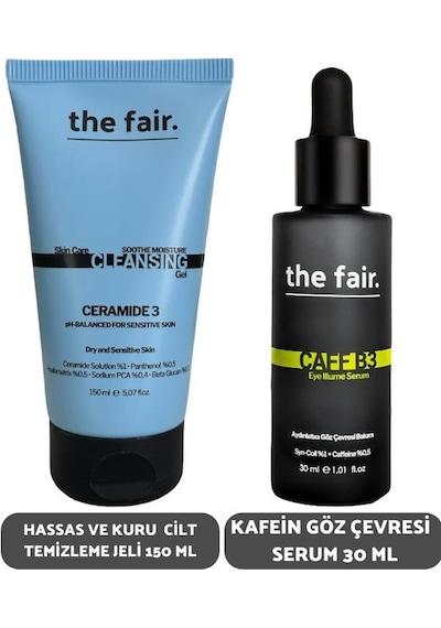 the fair. Ceramide 3 Hassas ve Kuru Ciltler İçin Yüz Temizleme Jeli 150 ML + Kafein Göz Çevresi Serumu 30 ML
