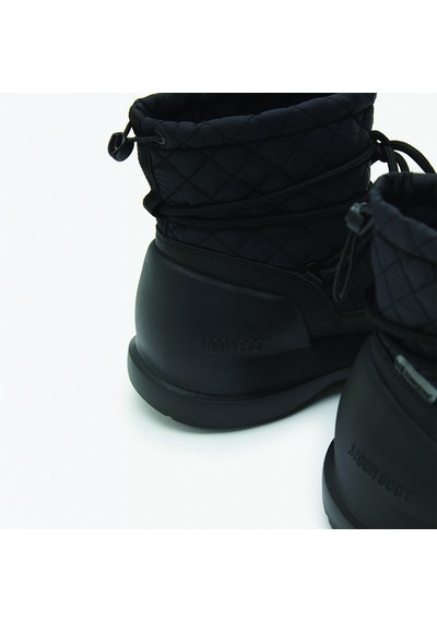 N001 Black Bot Kadın 80d2500020 Moon Boot Mezzaluna Quilted Mid Wp Siyah