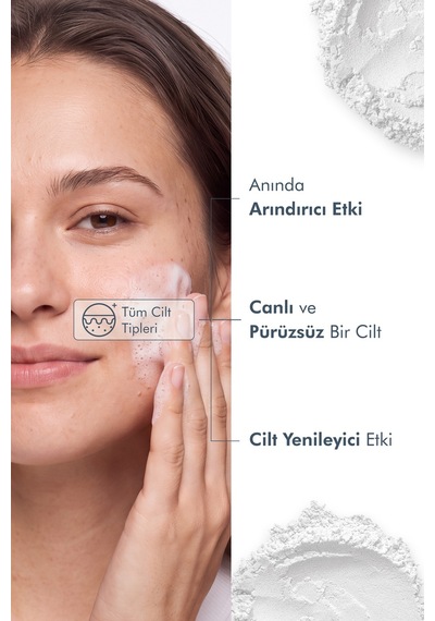 Arındırıcı Ve Canlandırıcı Tüm Ciltler Için Meyve Asitleri Içeren Toz Temizleyici 55 G