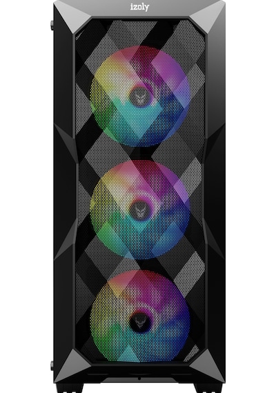 İzoly Midgard Fanlı RGB LEDUsb 3.0 500 W Atx Oyuncu Kasası