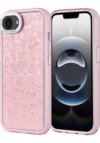 Apple Uyumlu iPhone 16e Kılıf Taşlı Tasarımlı Zore Kapi Kapak