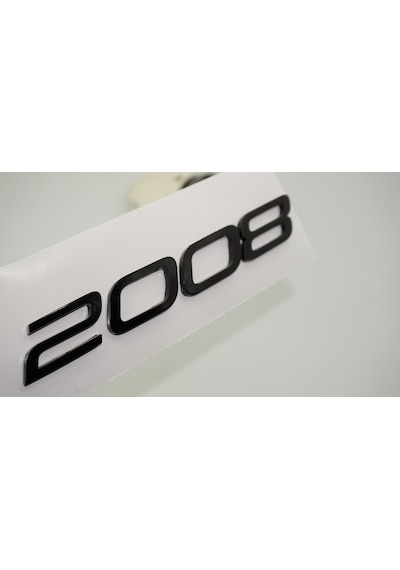 Dk Tuning Peugeot Yeni 2008 Bagaj 3m 3d Siyah Abs Yazı Logo