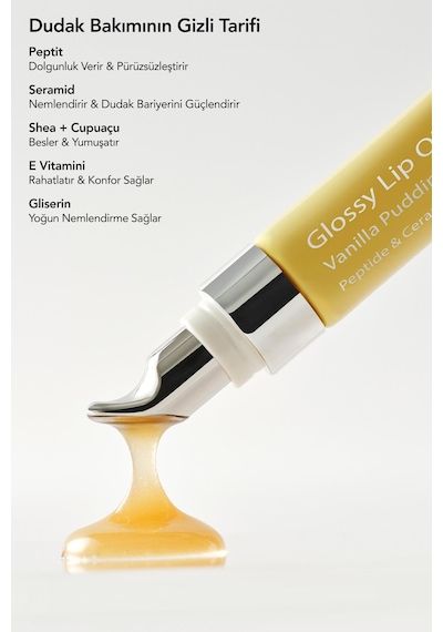 Creamy Spf Pairs - Güneşten Koruyucu & Dolgunlaştırıcı, Nemlendirici Etkili İkili Lip Balm Seti Bej & Altın Işıltılı Şeffaf