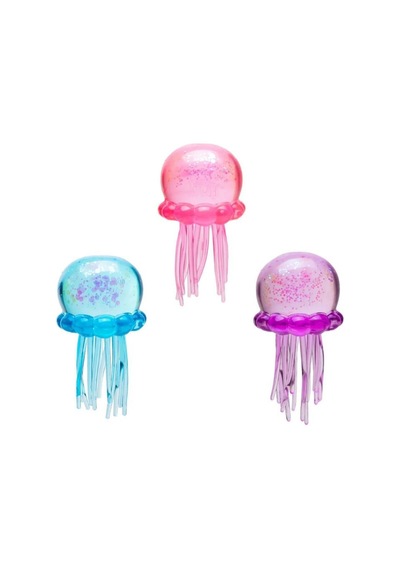 Jelly Squish Sevimli Denizanası Sukuşi Simli Yumuşak Stres Atıcı Oyuncak - 1 Adet