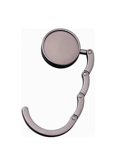 Tr Masa Kenarı Mini Çanta Askısı Katlanabilir Metal Kaymaz Askı Kancası Taşınabilir Denge Askılığı Altın