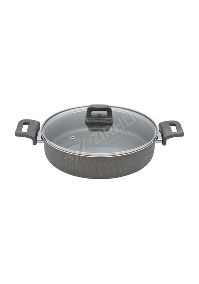 5 Adet Mehtap Granit Karnıyarık Tenceresi 28 Cm Gri 24079 Çok Renkli