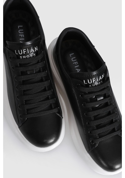 Lufian 121230109 Grace Unisex Hakiki Deri Sneaker Ayakkabı Siyah