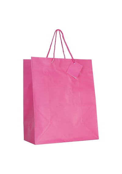 Kağıt Çanta Pembe 25X30X13 12'Li 2018-29 Kağıt Çanta Pembe 25X30X13 12