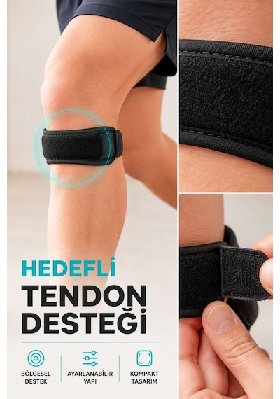 Ayarlanabilir Tendon Destek Bandı Diz Altı Spor Koşu Yürüyüş Bandı Diğer