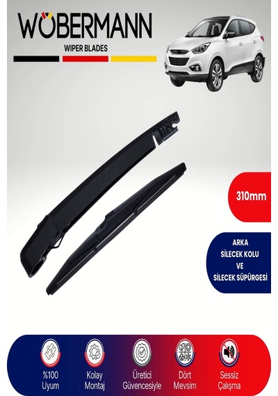 Wöbermann Hyundai Tucson 2015-2020 Arka Silecek Kolu Ve Süpürgesi Komple
