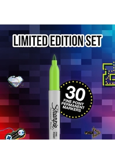 Sharpie Fine Permanent Markör 30'lu Kutu-labirent