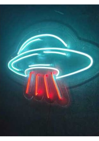 Ufo Neon Led Tabela Neon Yazı Neon Dekoratif Duvar Aydınlatması (540027019)