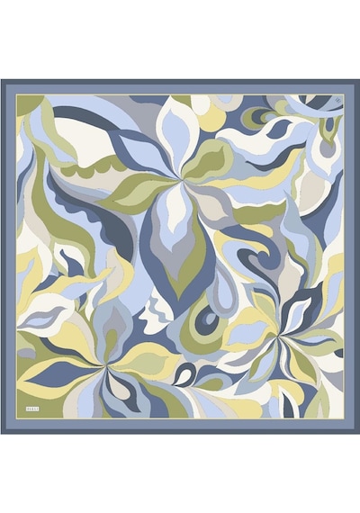 BELLİ Saf İpek Eşarp 4108d02 Twill İpek -86 Mavi Mavi