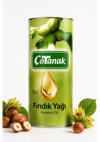 Çotanak Fındık Yağı 1 L Teneke X 1 Adet