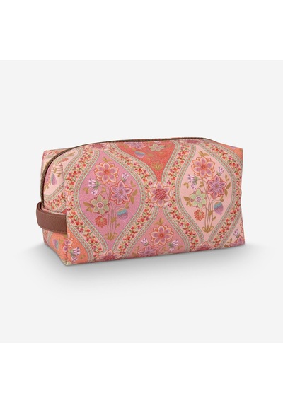 Turuncu Polyester Makyaj Çantası 21,5x10x10,5 Cm
