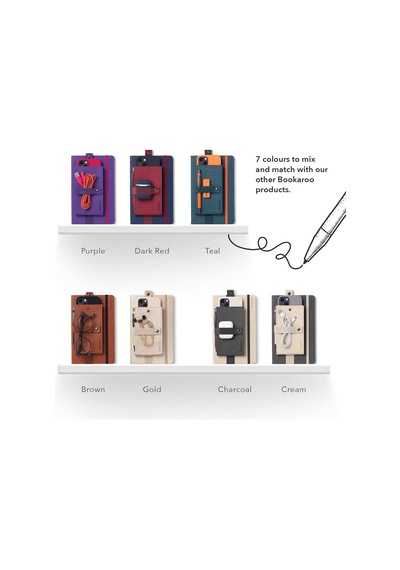 Bookaroo Phone Holder - Dark Red 2 Mixed