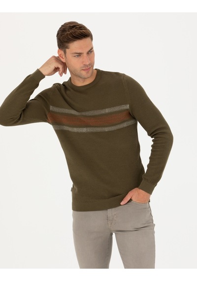 Pierre Cardin Erkek Koyu Haki Triko Kazak 50278095-vr111 Koyu Haki Pierre Cardin Erkek Koyu Haki Triko Kazak 50278095-vr111 Koyu Haki