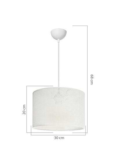 Ag Lightdesign Beyaz Sarkıt Avize Salon Yatak Odası Mutfak Modern Şık Lamba 30 Agnm124 Diğer