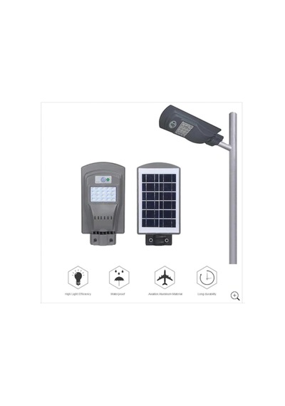 Solar Bahçe Aydınlatması Güneş Enerjili Lamba 20W